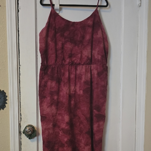 Old Navy Maroon Dress - Picture 1 of 5